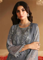 Reena By Alizeh Embroidered Chiffon 3 Piece Unstitched Suit AFB24RWV3 D-08 SOPHIA